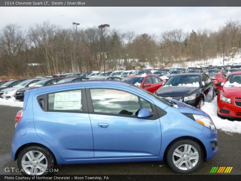 Denim / Silver/Blue 2014 Chevrolet Spark LT