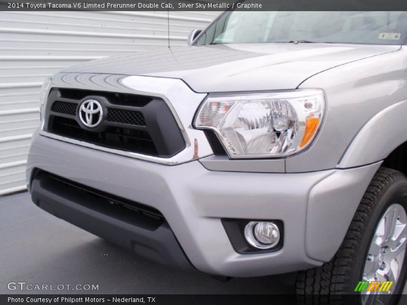 Silver Sky Metallic / Graphite 2014 Toyota Tacoma V6 Limited Prerunner Double Cab