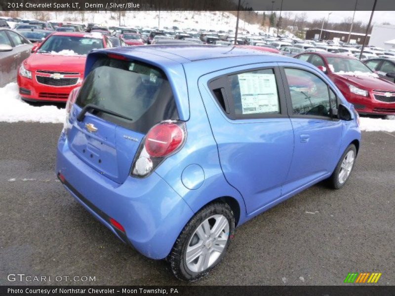 Denim / Silver/Blue 2014 Chevrolet Spark LT