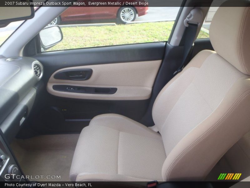 Evergreen Metallic / Desert Beige 2007 Subaru Impreza Outback Sport Wagon