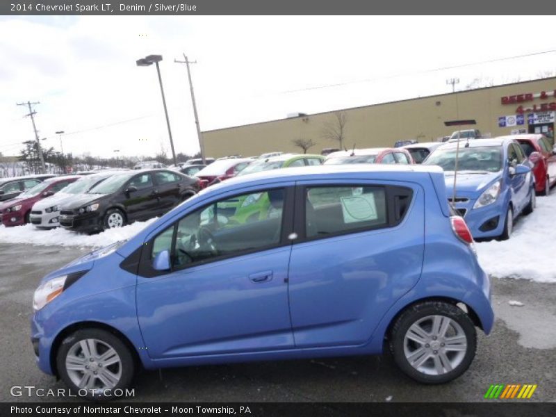 Denim / Silver/Blue 2014 Chevrolet Spark LT