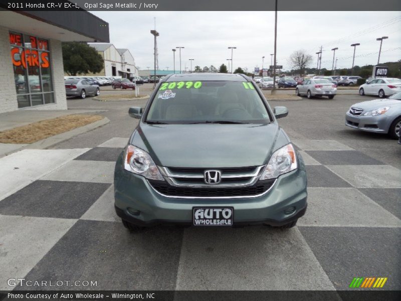 Opal Sage Metallic / Ivory 2011 Honda CR-V EX-L