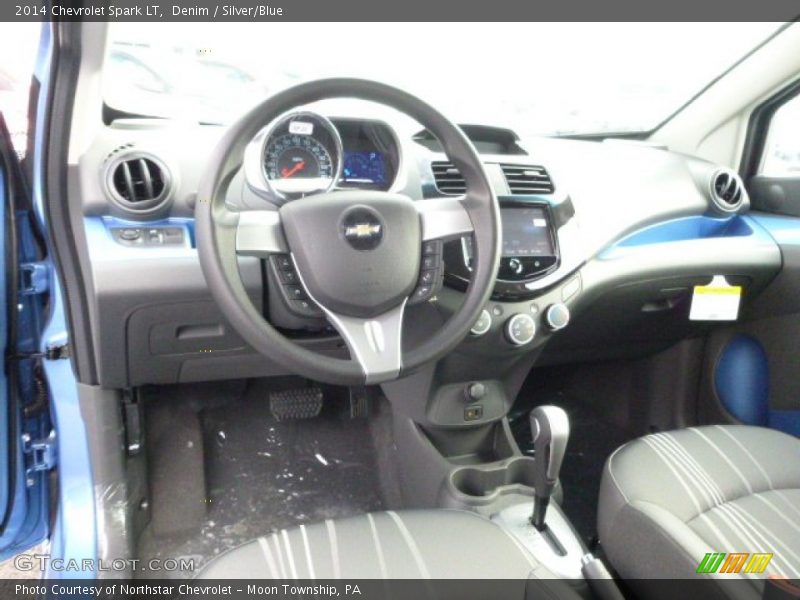 Denim / Silver/Blue 2014 Chevrolet Spark LT