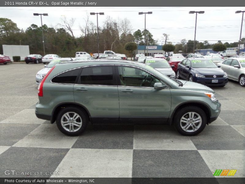 Opal Sage Metallic / Ivory 2011 Honda CR-V EX-L