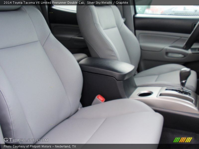 Silver Sky Metallic / Graphite 2014 Toyota Tacoma V6 Limited Prerunner Double Cab