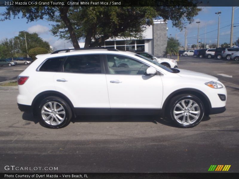 Crystal White Pearl Mica / Sand 2012 Mazda CX-9 Grand Touring