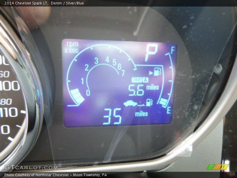 Denim / Silver/Blue 2014 Chevrolet Spark LT