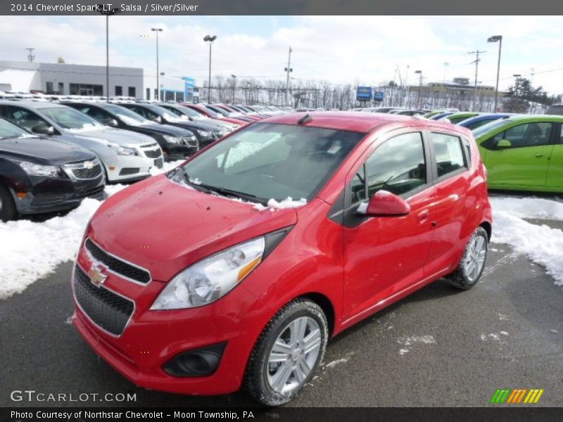 Salsa / Silver/Silver 2014 Chevrolet Spark LT