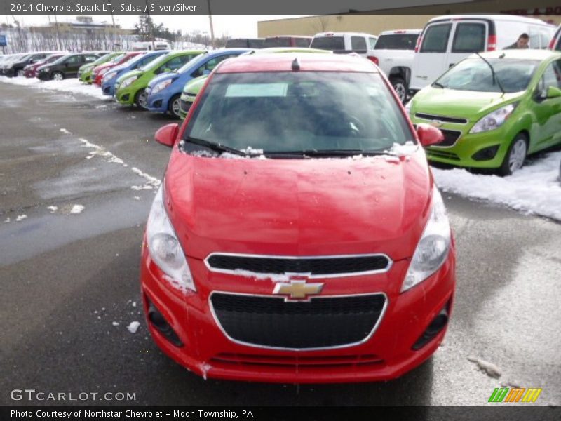 Salsa / Silver/Silver 2014 Chevrolet Spark LT