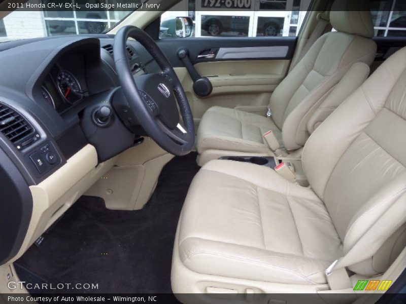 Opal Sage Metallic / Ivory 2011 Honda CR-V EX-L