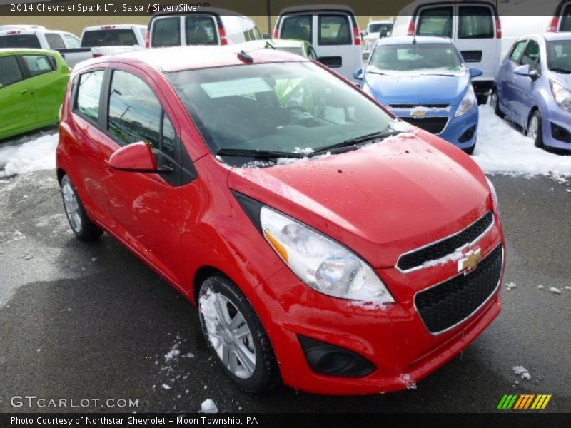 Salsa / Silver/Silver 2014 Chevrolet Spark LT