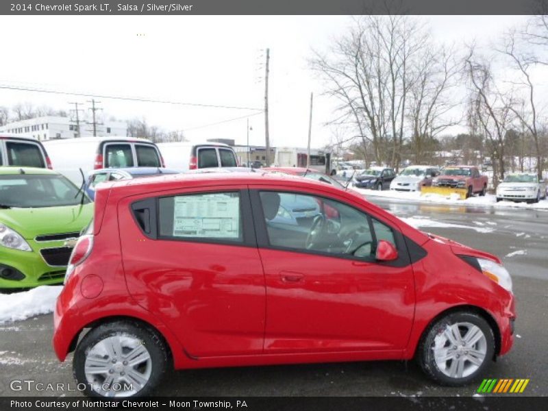 Salsa / Silver/Silver 2014 Chevrolet Spark LT