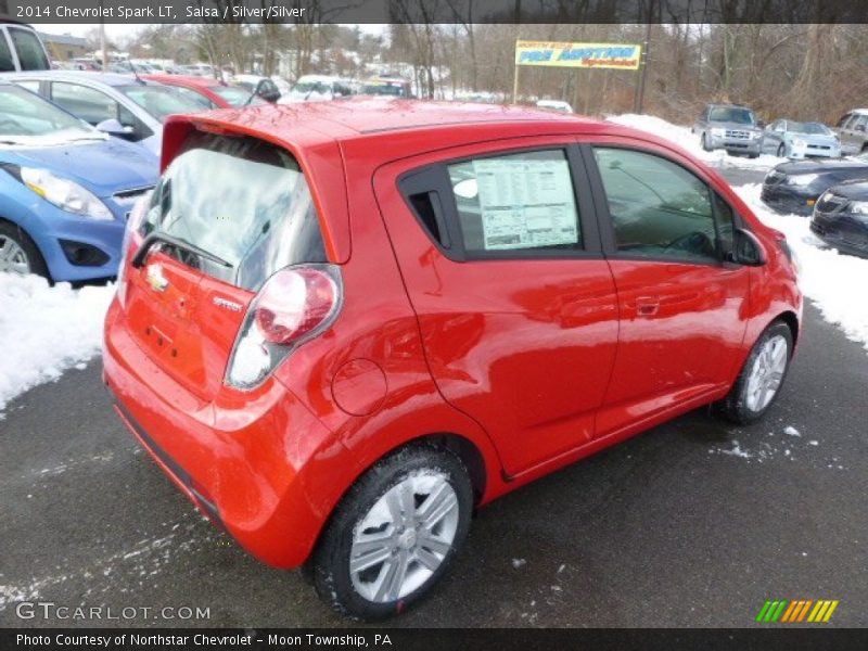 Salsa / Silver/Silver 2014 Chevrolet Spark LT