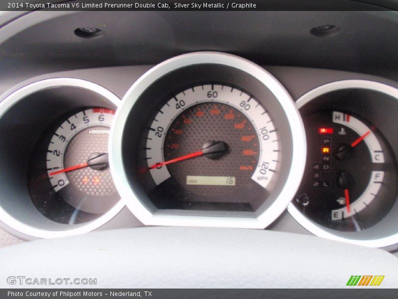  2014 Tacoma V6 Limited Prerunner Double Cab V6 Limited Prerunner Double Cab Gauges
