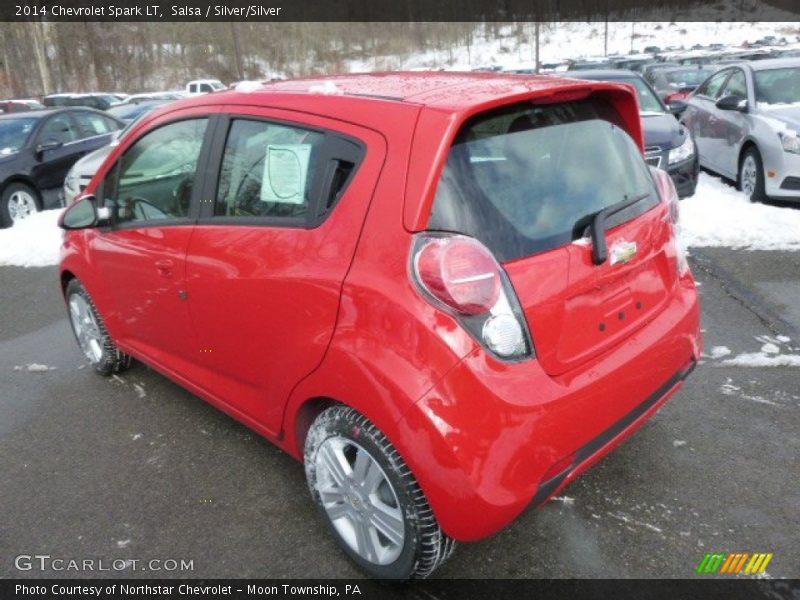 Salsa / Silver/Silver 2014 Chevrolet Spark LT
