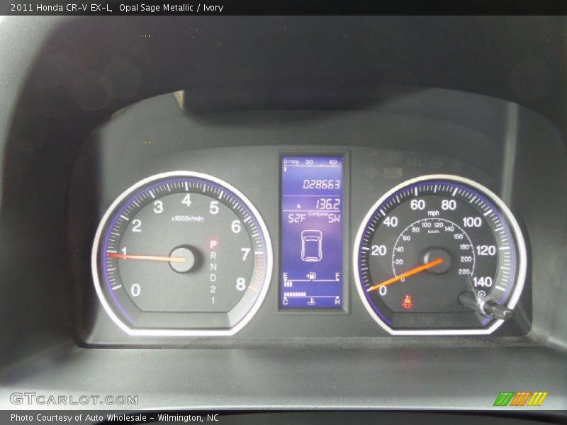 Opal Sage Metallic / Ivory 2011 Honda CR-V EX-L