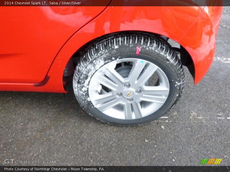 Salsa / Silver/Silver 2014 Chevrolet Spark LT