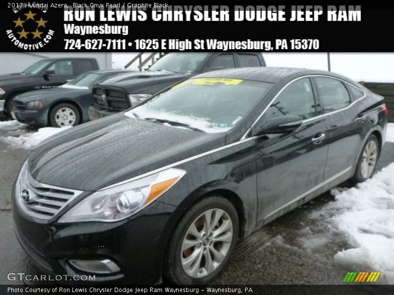 Black Onyx Pearl / Graphite Black 2013 Hyundai Azera