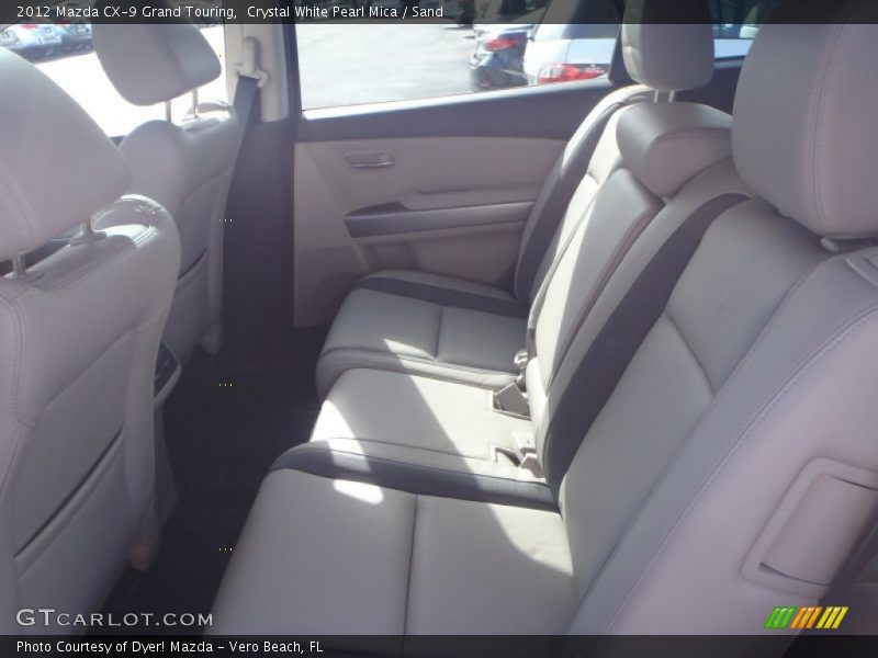 Crystal White Pearl Mica / Sand 2012 Mazda CX-9 Grand Touring