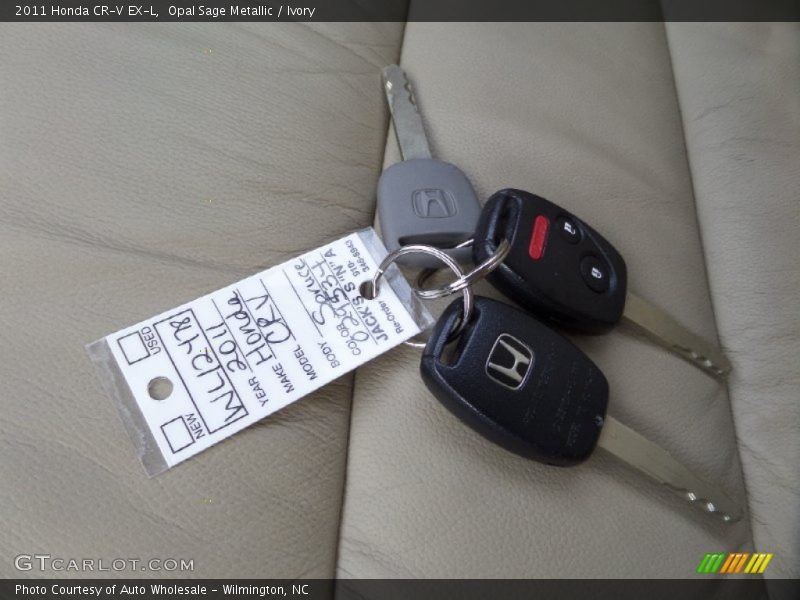 Opal Sage Metallic / Ivory 2011 Honda CR-V EX-L