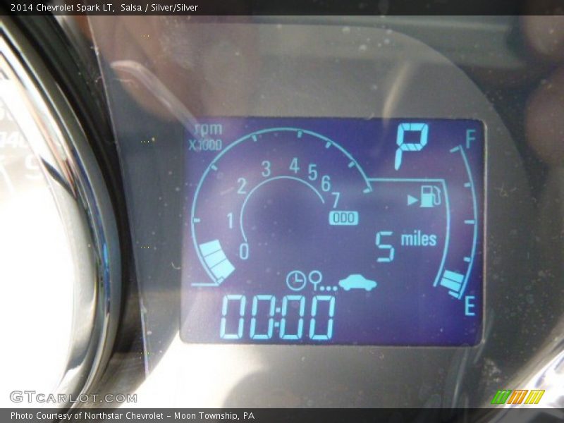 Salsa / Silver/Silver 2014 Chevrolet Spark LT