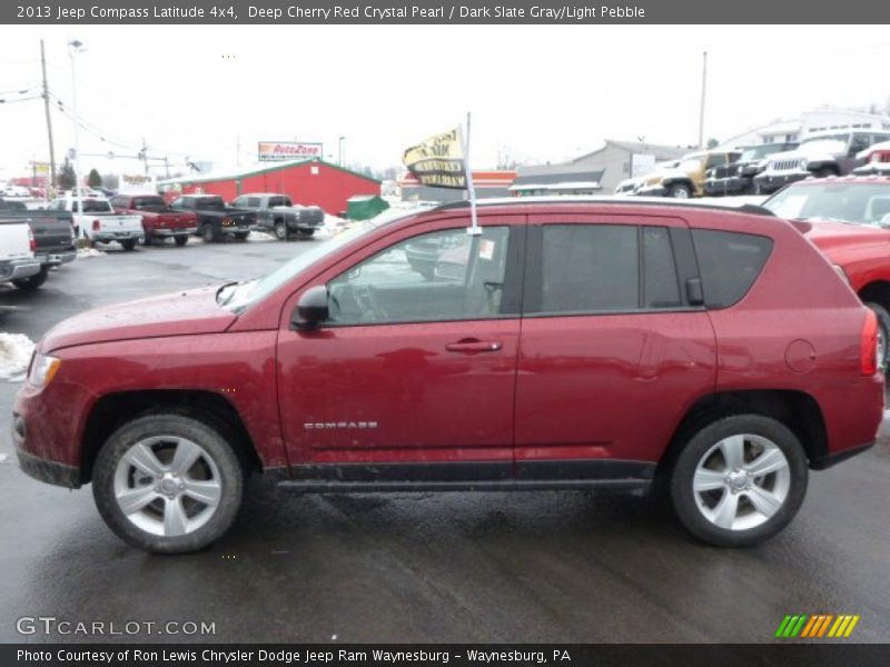 Deep Cherry Red Crystal Pearl / Dark Slate Gray/Light Pebble 2013 Jeep Compass Latitude 4x4