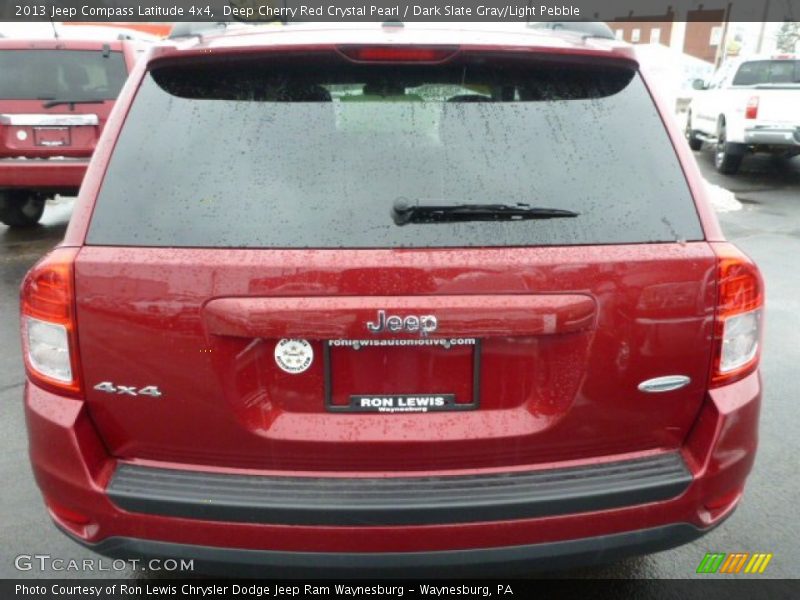 Deep Cherry Red Crystal Pearl / Dark Slate Gray/Light Pebble 2013 Jeep Compass Latitude 4x4