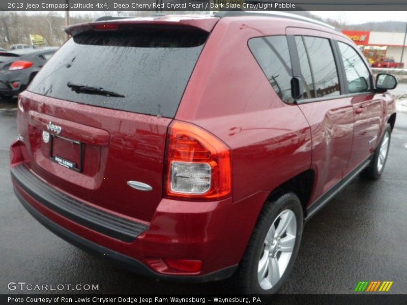 Deep Cherry Red Crystal Pearl / Dark Slate Gray/Light Pebble 2013 Jeep Compass Latitude 4x4