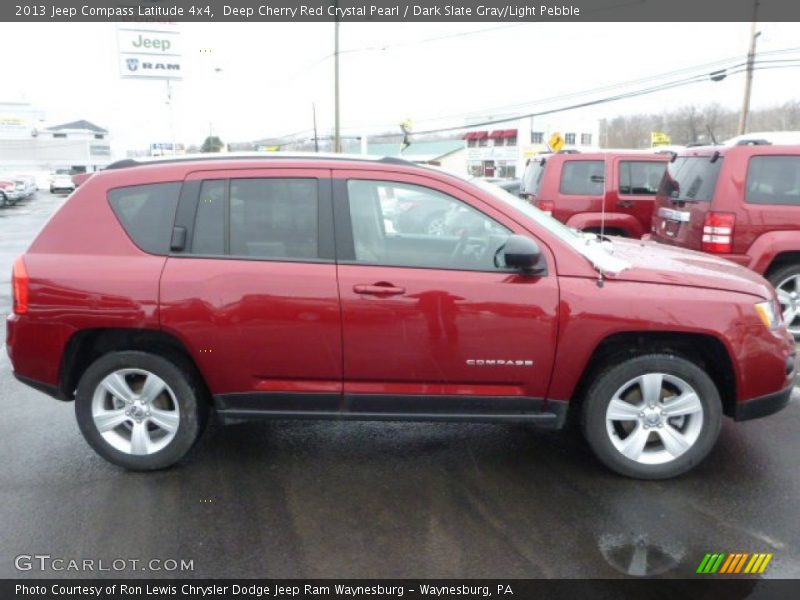 Deep Cherry Red Crystal Pearl / Dark Slate Gray/Light Pebble 2013 Jeep Compass Latitude 4x4