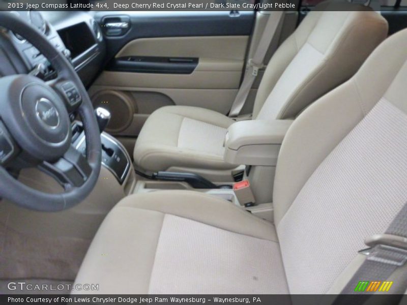 Deep Cherry Red Crystal Pearl / Dark Slate Gray/Light Pebble 2013 Jeep Compass Latitude 4x4