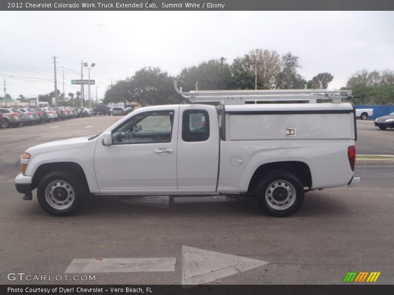 Summit White / Ebony 2012 Chevrolet Colorado Work Truck Extended Cab