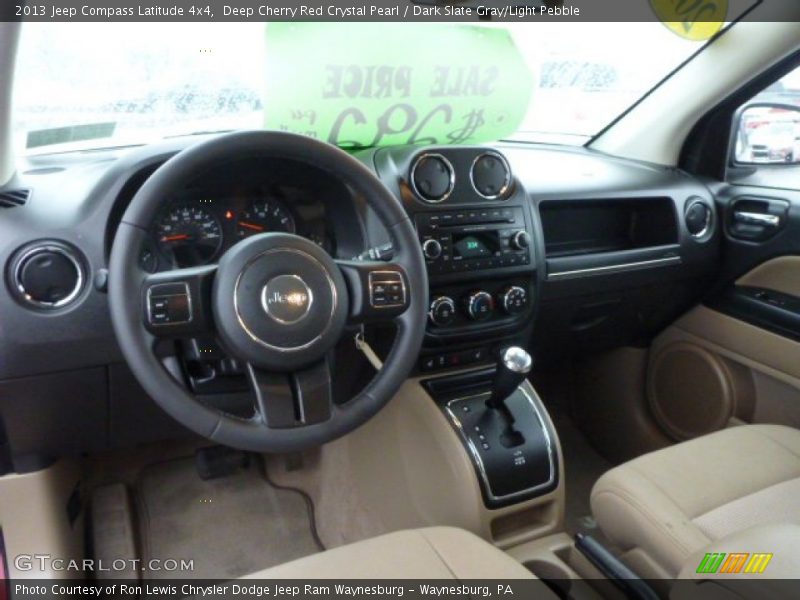 Deep Cherry Red Crystal Pearl / Dark Slate Gray/Light Pebble 2013 Jeep Compass Latitude 4x4