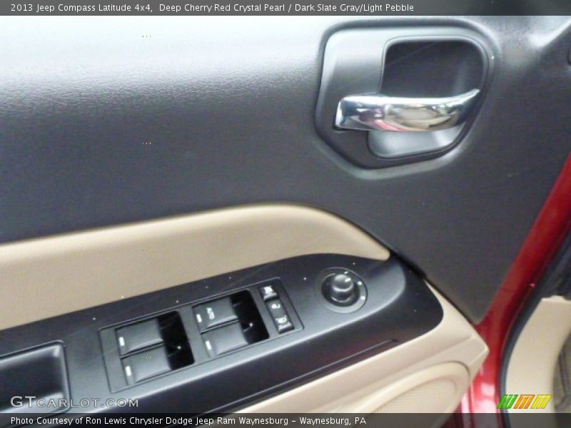 Deep Cherry Red Crystal Pearl / Dark Slate Gray/Light Pebble 2013 Jeep Compass Latitude 4x4