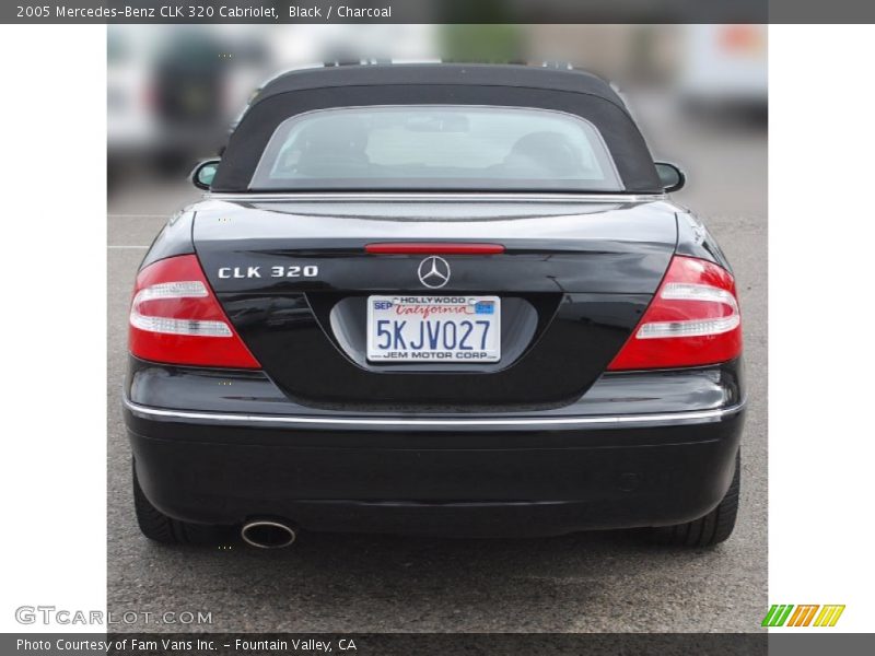 Black / Charcoal 2005 Mercedes-Benz CLK 320 Cabriolet