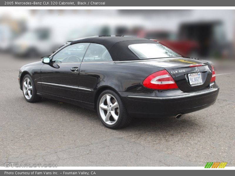 Black / Charcoal 2005 Mercedes-Benz CLK 320 Cabriolet