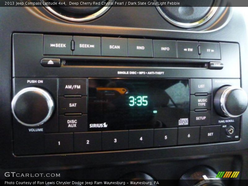 Deep Cherry Red Crystal Pearl / Dark Slate Gray/Light Pebble 2013 Jeep Compass Latitude 4x4