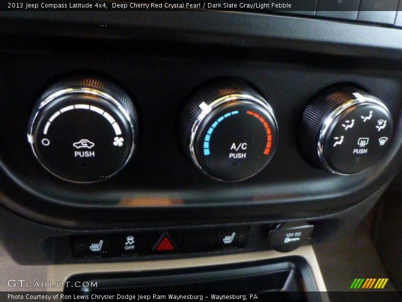 Deep Cherry Red Crystal Pearl / Dark Slate Gray/Light Pebble 2013 Jeep Compass Latitude 4x4