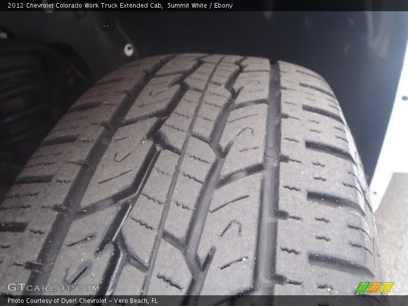 Summit White / Ebony 2012 Chevrolet Colorado Work Truck Extended Cab