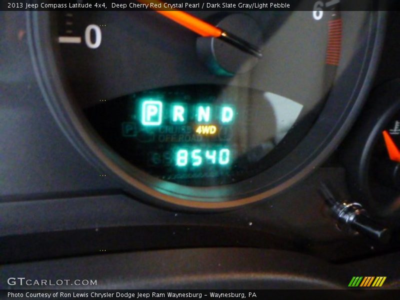 Deep Cherry Red Crystal Pearl / Dark Slate Gray/Light Pebble 2013 Jeep Compass Latitude 4x4
