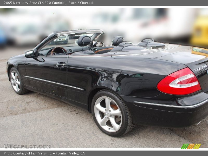 Black / Charcoal 2005 Mercedes-Benz CLK 320 Cabriolet