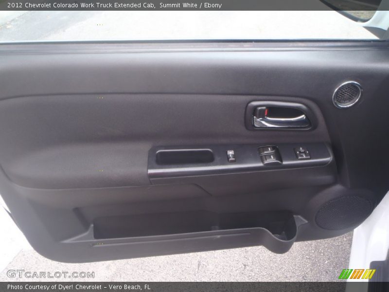Summit White / Ebony 2012 Chevrolet Colorado Work Truck Extended Cab