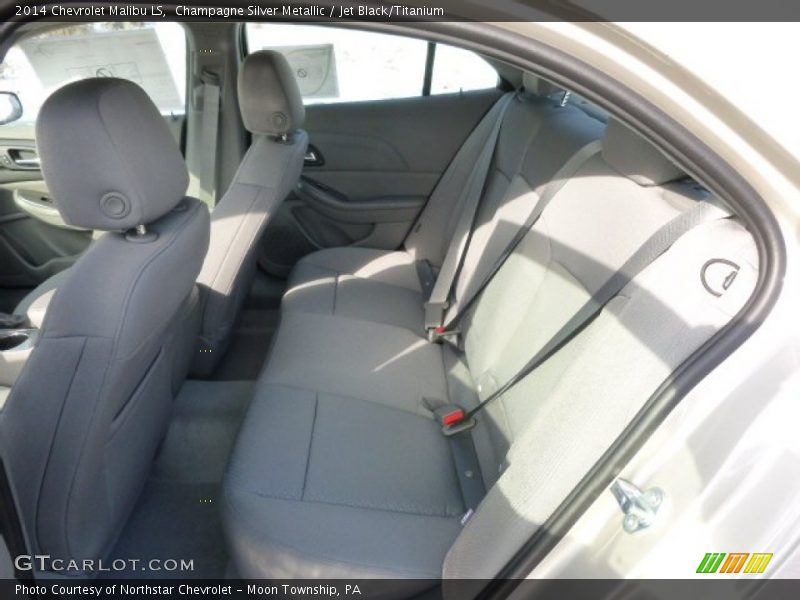 Champagne Silver Metallic / Jet Black/Titanium 2014 Chevrolet Malibu LS