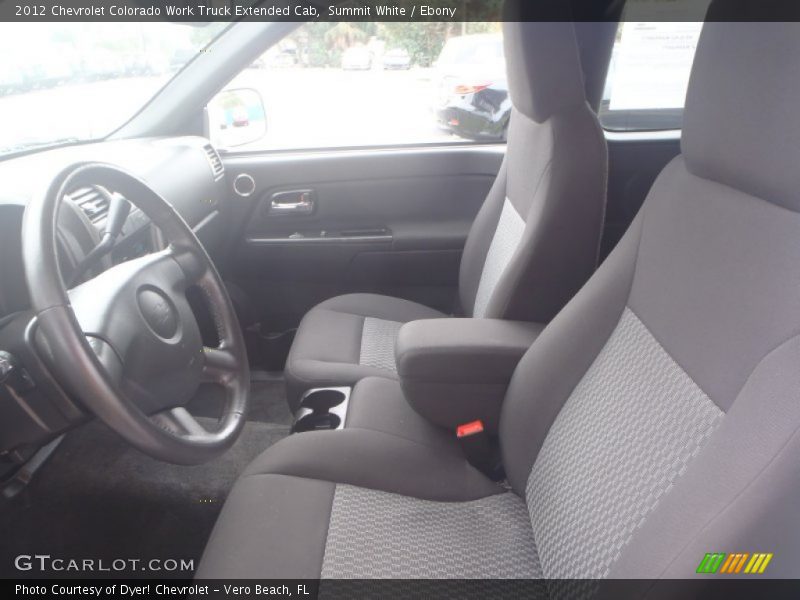 Summit White / Ebony 2012 Chevrolet Colorado Work Truck Extended Cab