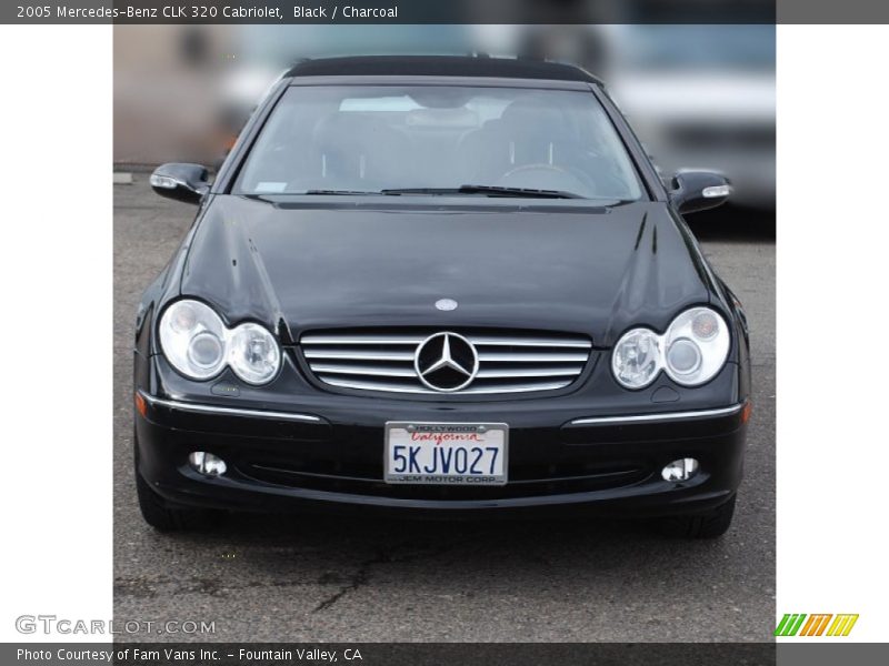 Black / Charcoal 2005 Mercedes-Benz CLK 320 Cabriolet