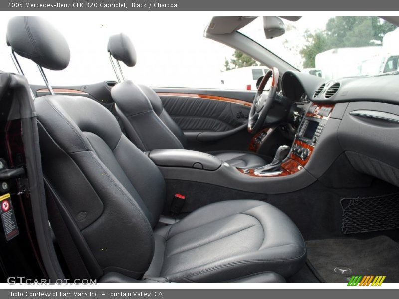 Black / Charcoal 2005 Mercedes-Benz CLK 320 Cabriolet