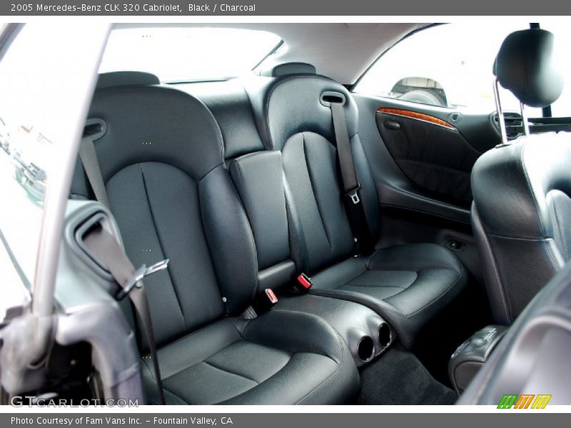 Black / Charcoal 2005 Mercedes-Benz CLK 320 Cabriolet