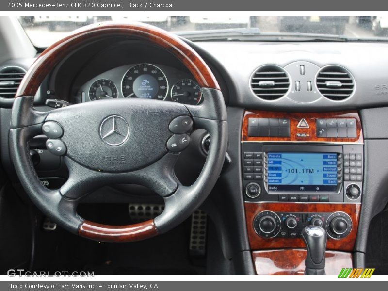 Black / Charcoal 2005 Mercedes-Benz CLK 320 Cabriolet