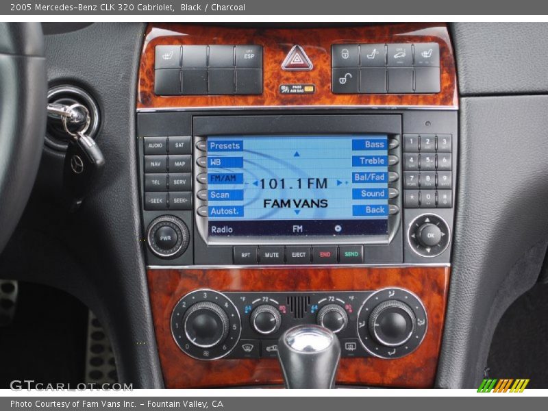 Black / Charcoal 2005 Mercedes-Benz CLK 320 Cabriolet