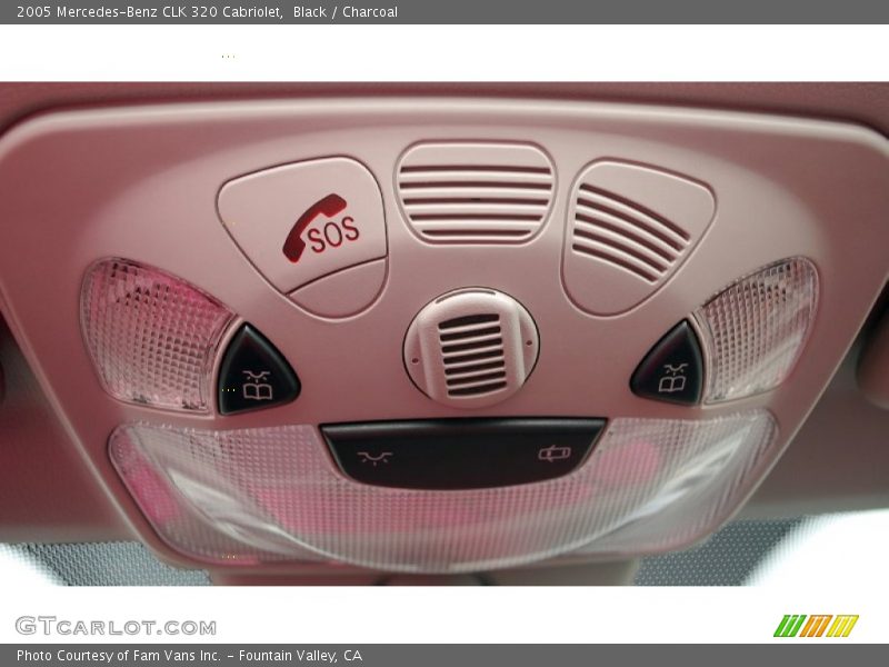 Black / Charcoal 2005 Mercedes-Benz CLK 320 Cabriolet