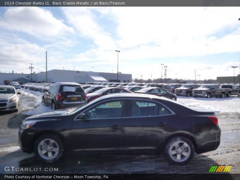 Black Granite Metallic / Jet Black/Titanium 2014 Chevrolet Malibu LS